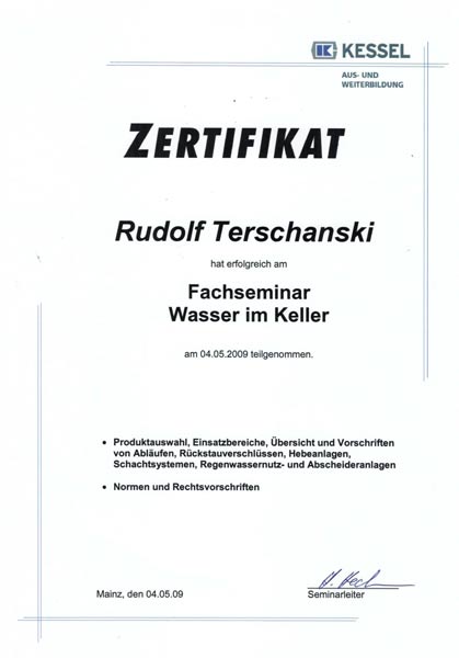 Zertifikat-Fachseminar-Wasser-Keller